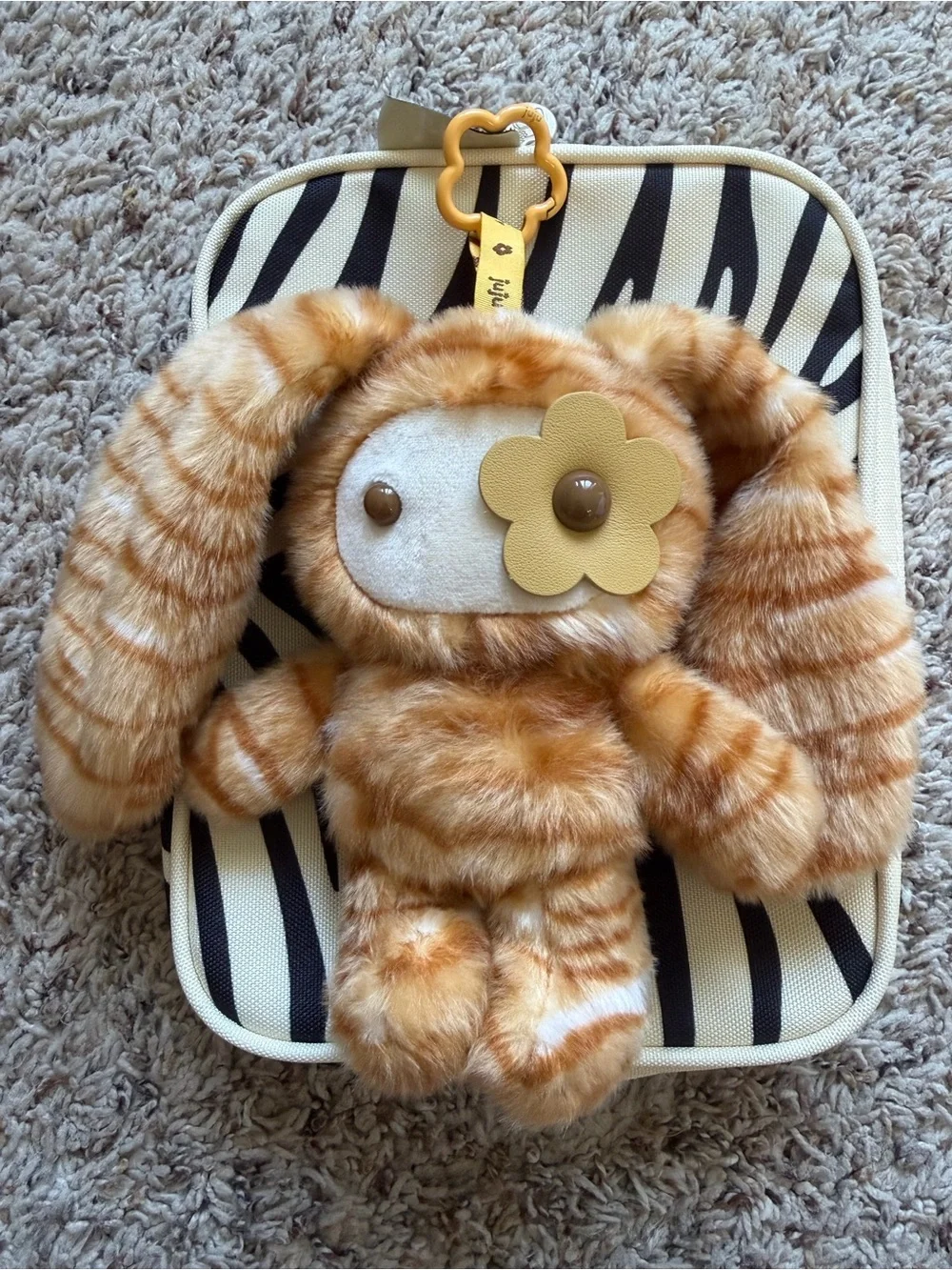 CJ Hendry Animal Print Juju Keychain- “Elzo” LIMITED EDITION Collectible